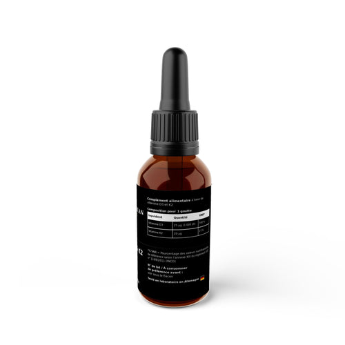 Vitamine D3 + K2 — 1 700 gouttes (50 ml)